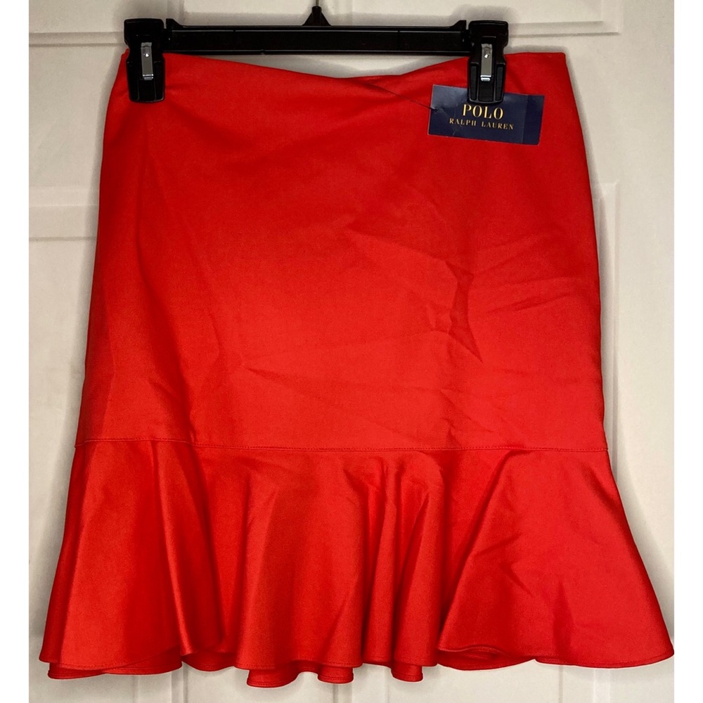 Ralph Lauren red pencil skirt
